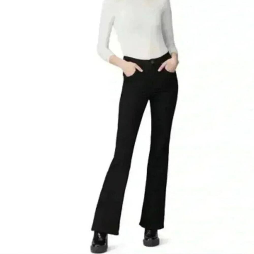 Universal Standard Flare Sava High Rise Jeans Black Size 00 NWT
